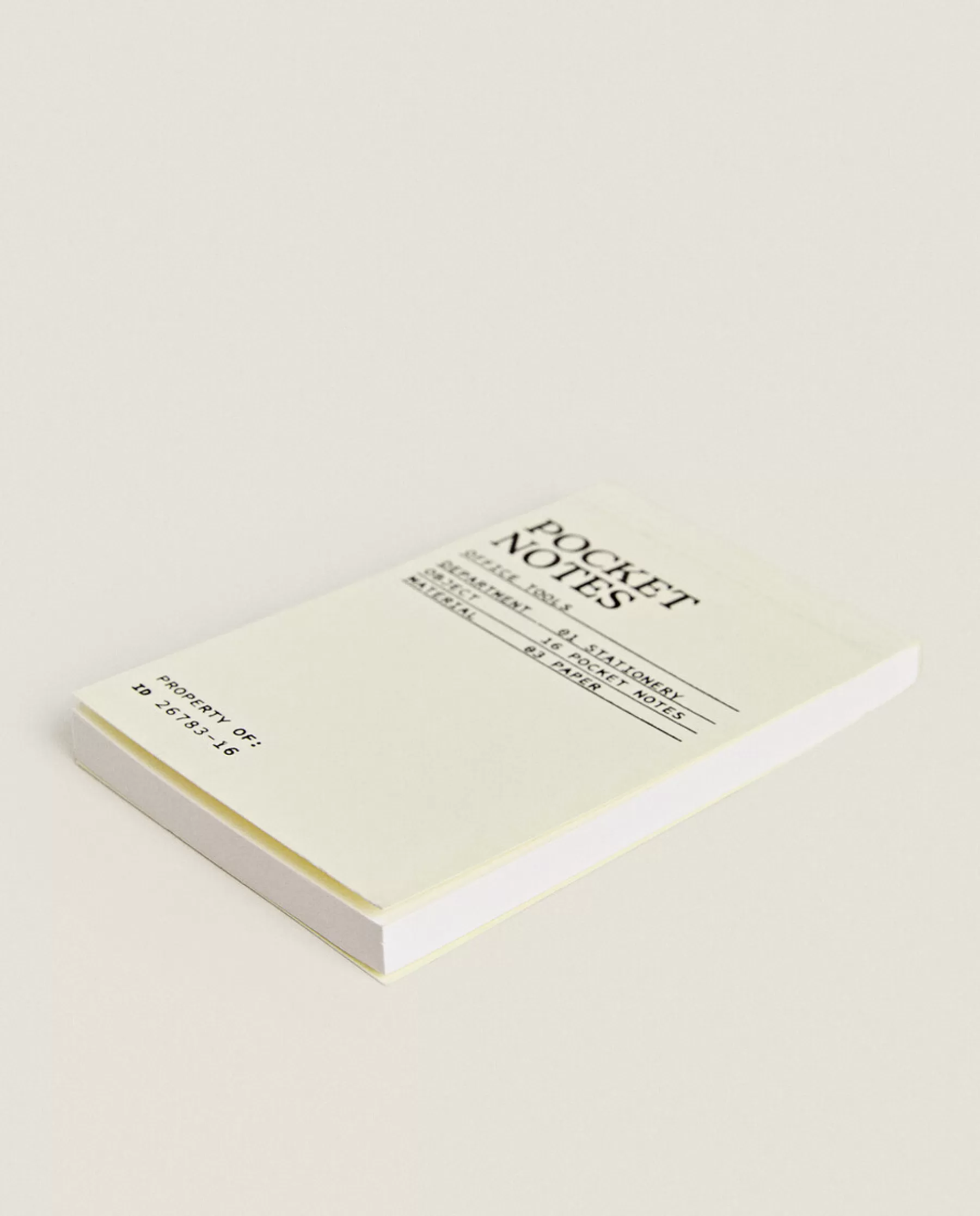 ZARA Home Pocket Notepad | Stationery